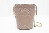 Gucci Mini Bucket Bag in Clay Quilted Leather