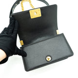 Chanel Small Leboy Cavier Black