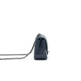 Chanel Mini Square Caviar Navy  serial 18