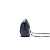 Chanel Mini Square Caviar Navy  serial 18