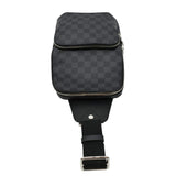 Louis Vuitton Avenue Sling Damier Graphite Backpack Bag Black