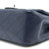 Chanel Mini Square Caviar Navy  serial 18
