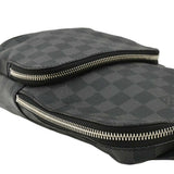 Louis Vuitton Avenue Sling Damier Graphite Backpack Bag Black