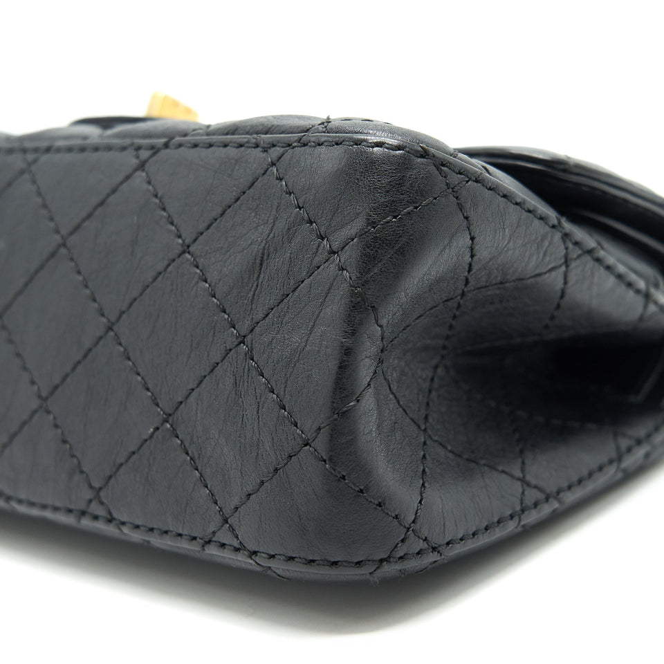 Chanel Small 2.55 Handbag Black  Serial 23