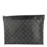 Louis Vuitton Monogram Eclipse Pouch Clutch Bag Black