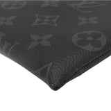 Louis Vuitton Monogram Eclipse Pouch Clutch Bag Black