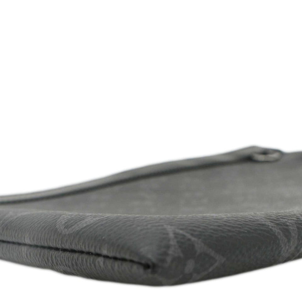 Louis Vuitton Monogram Eclipse Pouch Clutch Bag Black