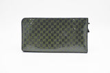Gucci Long Zippy Wallet in Green Patent Guccissima Leather