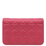Christian Dior Miss Dior Promenade Cannage Quilted Leather Crossbody Bag Fuchsia