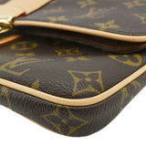 Louis Vuitton Sofia Coppola Monogram Canvas Clutch Brown