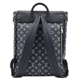 Louis Vuitton Steamer Savane Monogram Chapman Canvas Backpack Bag Navy Blue