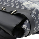 Louis Vuitton Steamer Savane Monogram Chapman Canvas Backpack Bag Navy Blue
