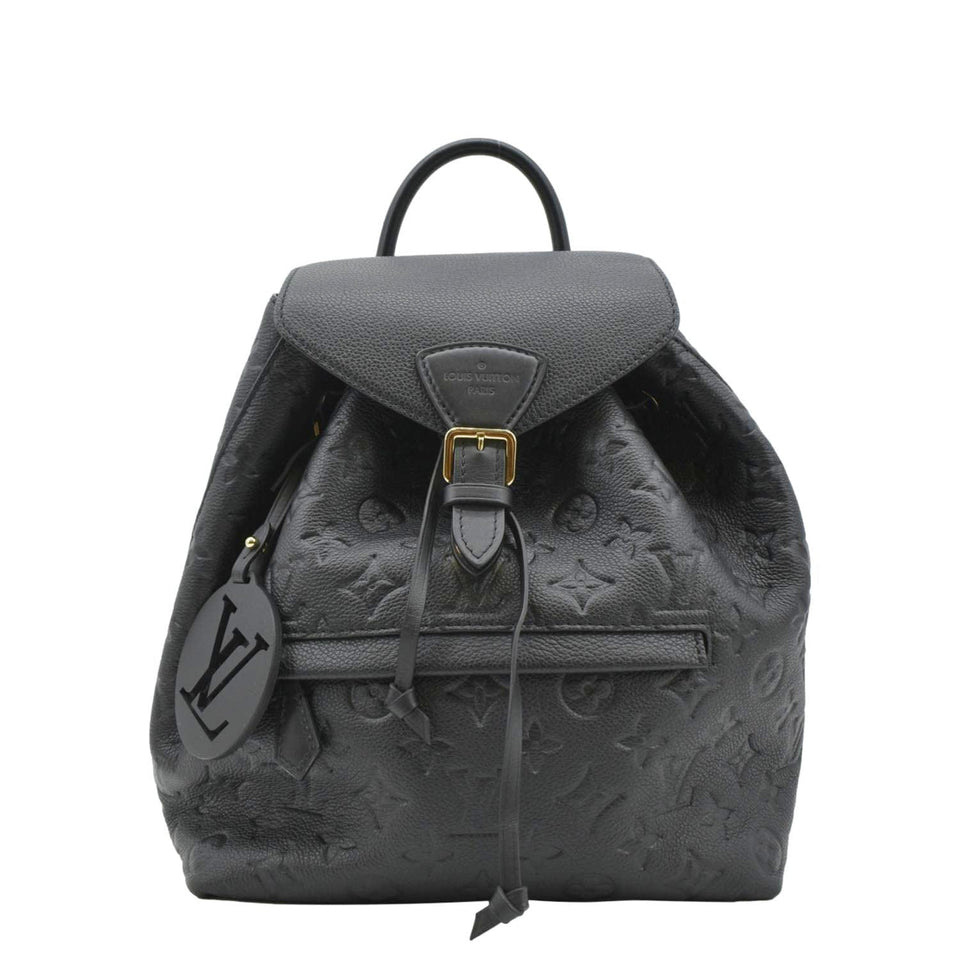 Louis Vuitton Montsouris PM Monogram Empreinte Backpack Black