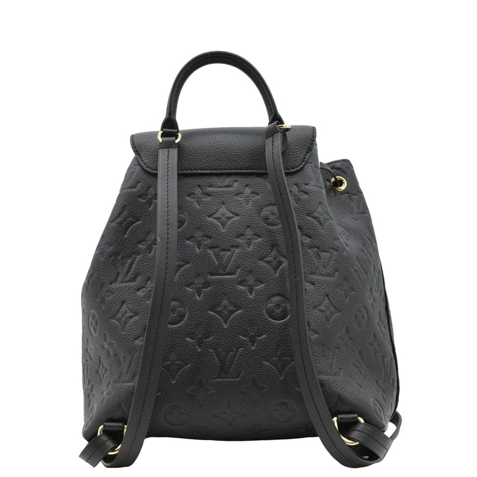 Louis Vuitton Montsouris PM Monogram Empreinte Backpack Black