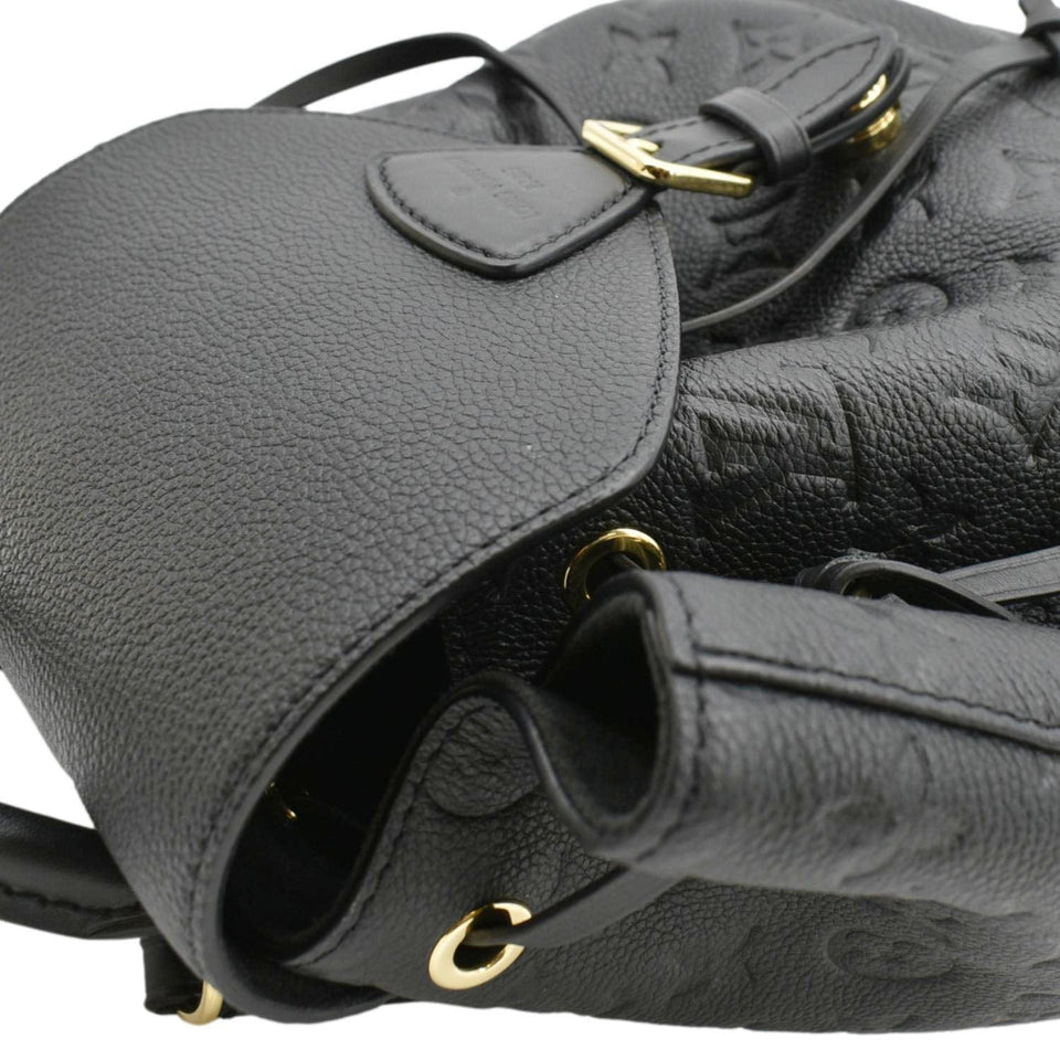 Louis Vuitton Montsouris PM Monogram Empreinte Backpack Black