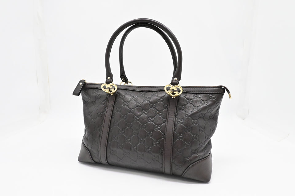 Gucci Handbag in Brown Guccissima Leather