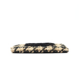Chanel Tweed CC Logo Pouch Beige/Black