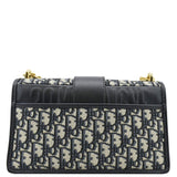 Christian Dior 30 Montaigne Oblique Jacquard Crossbody Clutch Bag Blue