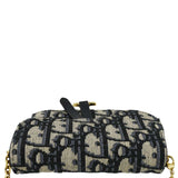 Christian Dior Nano Saddle Oblique Chain Wallet Navy Blue