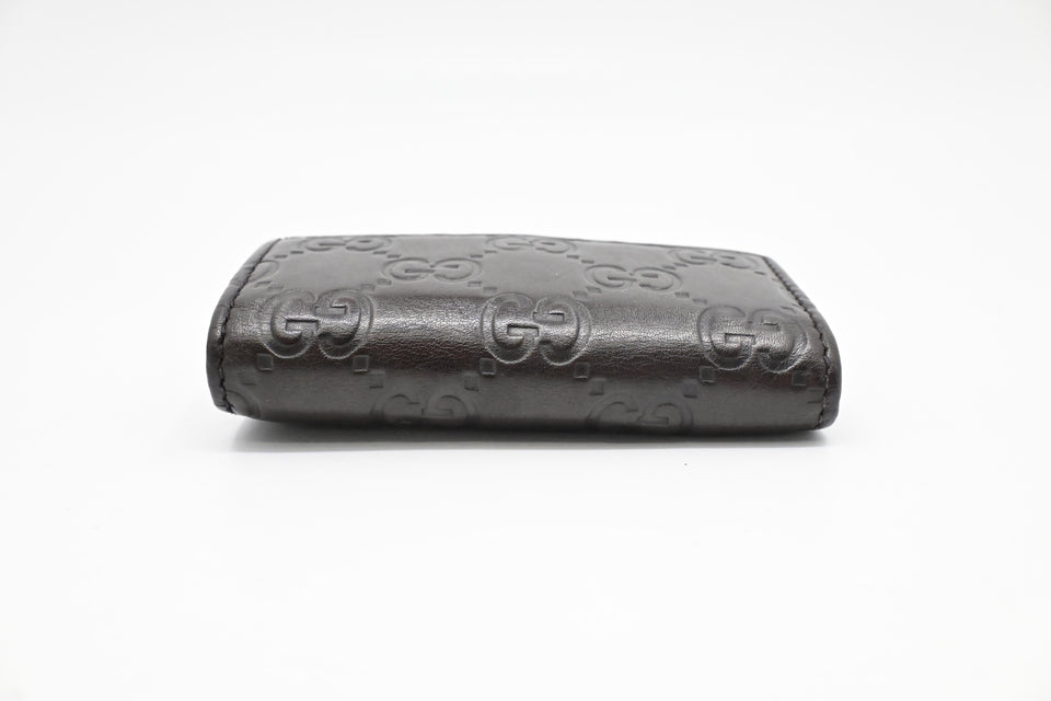 Gucci 6 Key Case in Brown Guccissima Leather