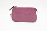Gucci Key Case in Pink MicroGuccissima Leather