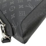 Louis Vuitton Duo Sling Taigarama Backpack Bag Black