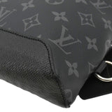 Louis Vuitton Duo Sling Taigarama Backpack Bag Black