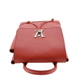 Louis Vuitton Lockme Leather Backpack Bag Poppy