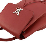 Louis Vuitton Lockme Leather Backpack Bag Poppy