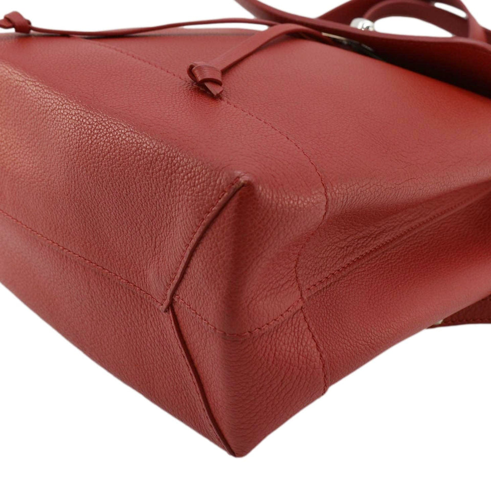 Louis Vuitton Lockme Leather Backpack Bag Poppy