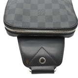 Louis Vuitton Avenue Sling Damier Graphite Backpack Bag Black