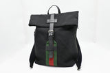 Gucci Web Techno Backpack in Black Canvas
