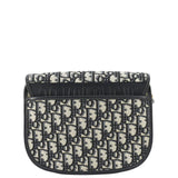 Christian Dior Bobby Medium Oblique Jacquard Canvas Crossbody Bag Navy Blue