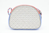 Gucci Trapuntata in Metallic Red, Blue and Silver Leather