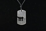 Gucci Virgo Dog Tag Necklace in Sterling Silver