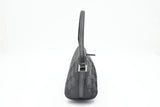 Gucci Boat Bag in Black GG Canvas