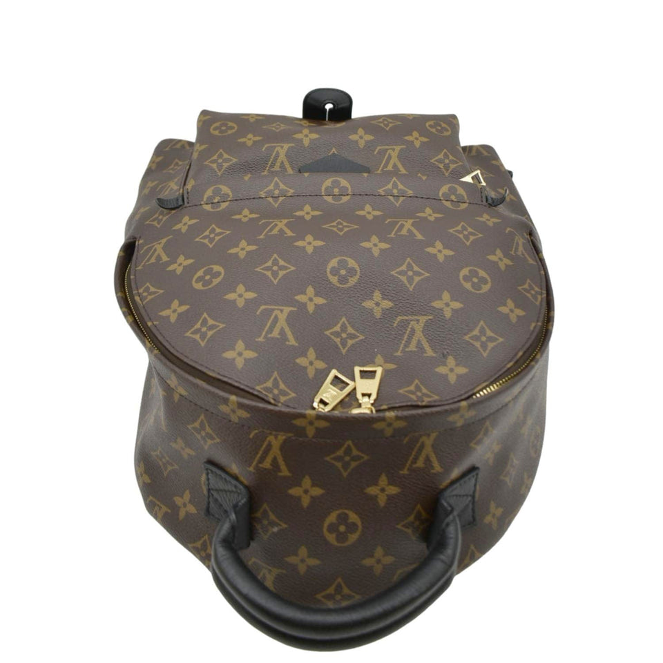 Louis Vuitton Palm Springs MM Monogram Canvas Backpack Brown