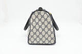 Gucci Boston Bag in Navy GG Supreme Canvas