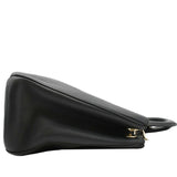 Christian Dior Diorissimo Leather Tote Shoulder  Bag Black