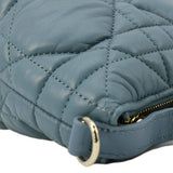 Christian Dior Diortravel Calfskin Macrocannage Clutch bag Blue