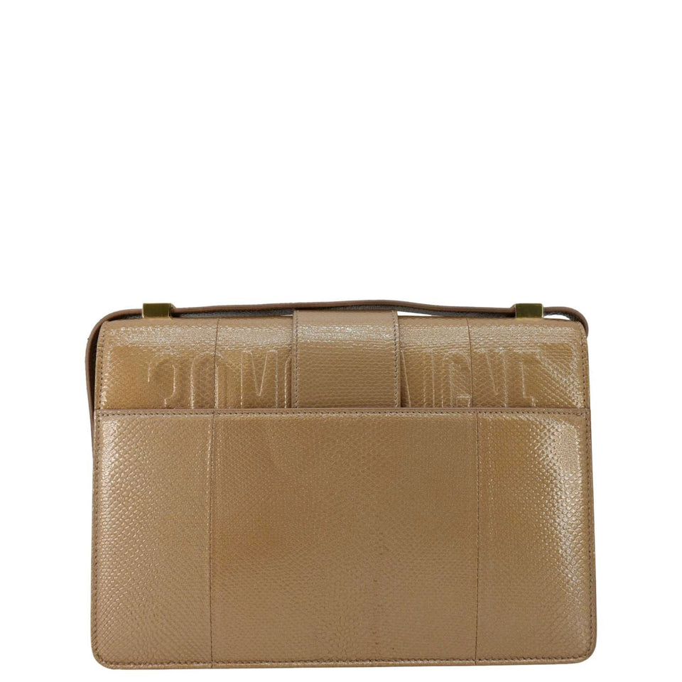 Christian Dior 30 Montaigne Flap Leather Crossbody Bag Brown