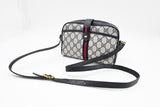 Gucci Small Crossbody in Blue GG Supreme Canvas