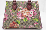 Gucci 2-Way Handbag in Pink Blooms GG Canvas