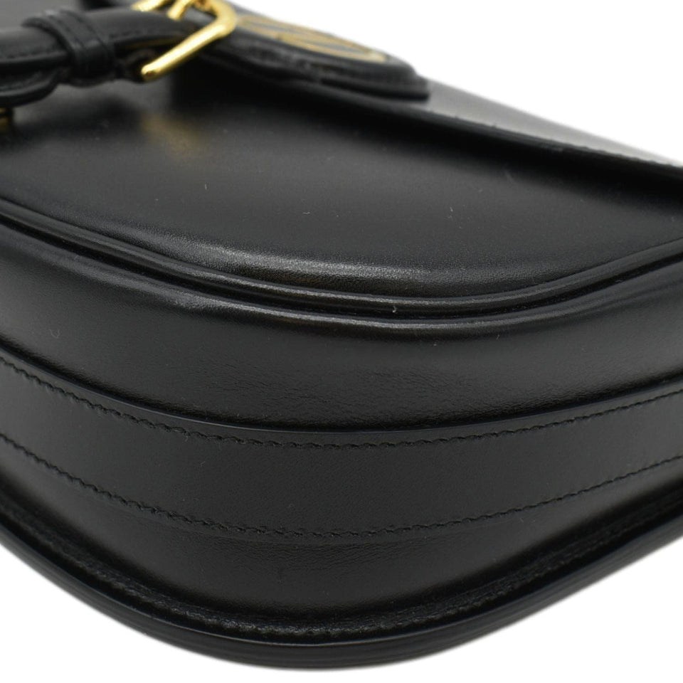 Christian Dior Bobby Medium Calfskin Leather Shoulder Bag Black