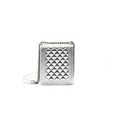 Chanel Boy Chanel Leboy Silver with Ruthenium Hardware