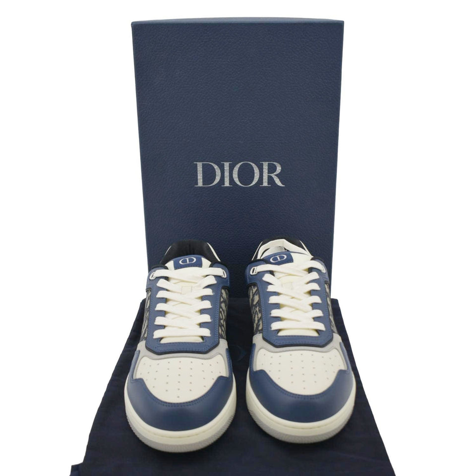 Christian Dior Low-Top Oblique Jacquard Sneaker Grey