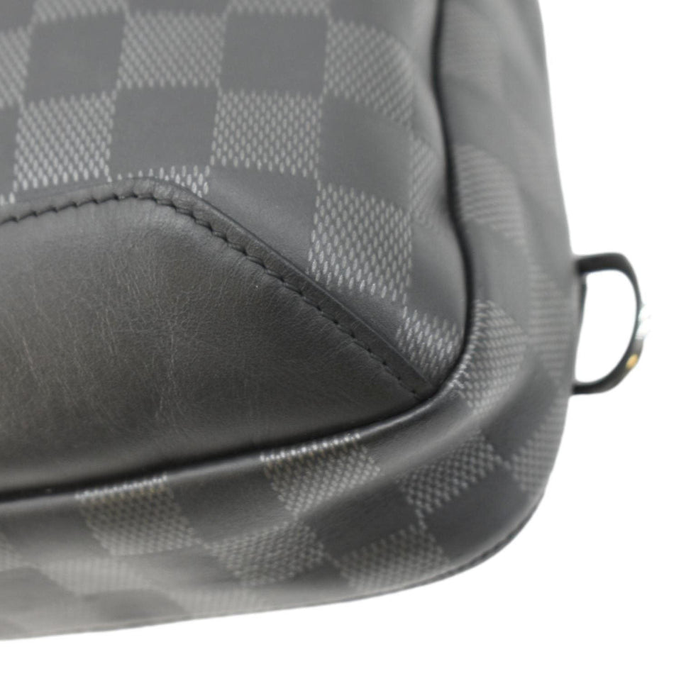 Louis Vuitton Avenue Sling Damier Graphite Backpack Bag Black