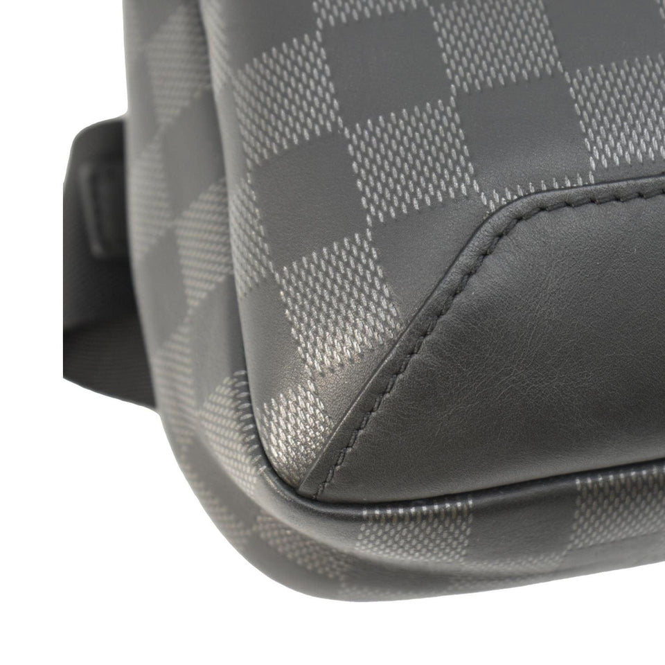 Louis Vuitton Avenue Sling Damier Graphite Backpack Bag Black