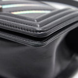Chanel Small Chevron Le boy Lambskin Black