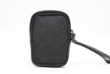 Gucci Mini Pouch in GG Black Canvas